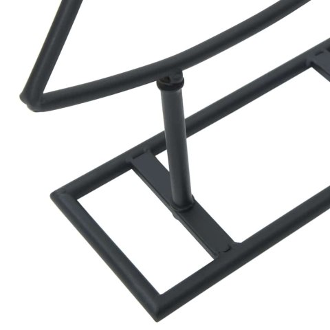 METALOWA CHOINKA ŚWIĄTECZNA Z PODSTAWĄ CZARNY 150CM STAL