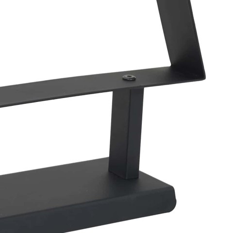 METALOWA CHOINKA ŚWIĄTECZNA Z PODSTAWĄ CZARNY 60CM STAL