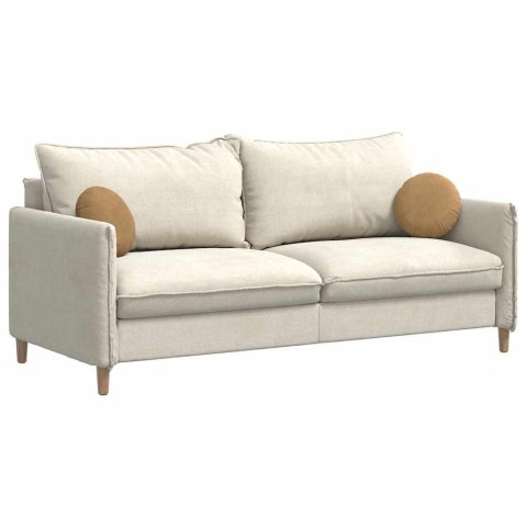 PODUSZKI NA SIEDZISKA 2 SZT. BRĄZOWY Ø 40X13CM AKSAMIT