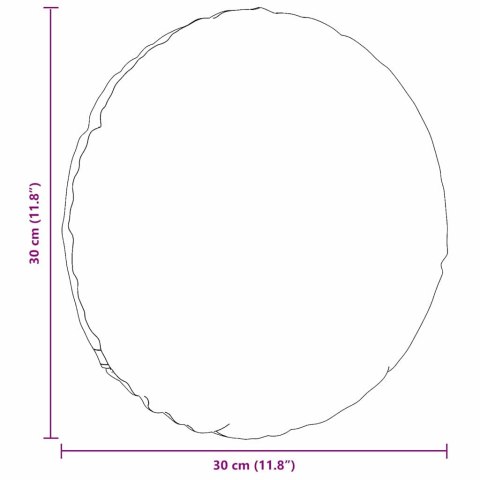 PODUSZKI NA SIEDZISKA 2 SZT. CIEMNOSZARY Ø 40X13CM AKSAMIT