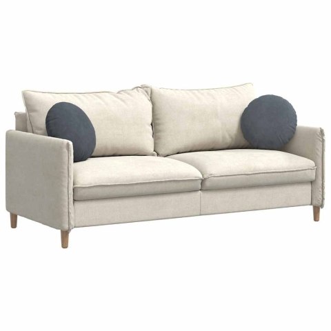 PODUSZKI NA SIEDZISKA 2 SZT. CIEMNOSZARY Ø 40X13CM AKSAMIT