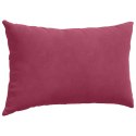 PODUSZKI NA SOFĘ 2 SZT. CZERWONE WINO 50X30CM