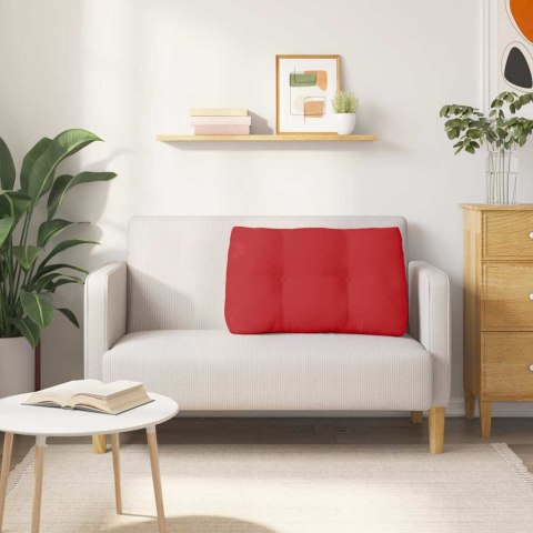 VidaXL Poduszka na plecy Czerwony 80 x 24 x 50 cm tkanina
