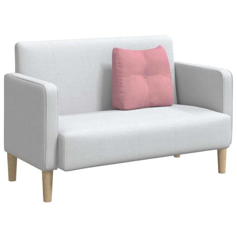 PODUSZKA NA PLECY RÓŻOWY 45X24X50CM AKSAMIT