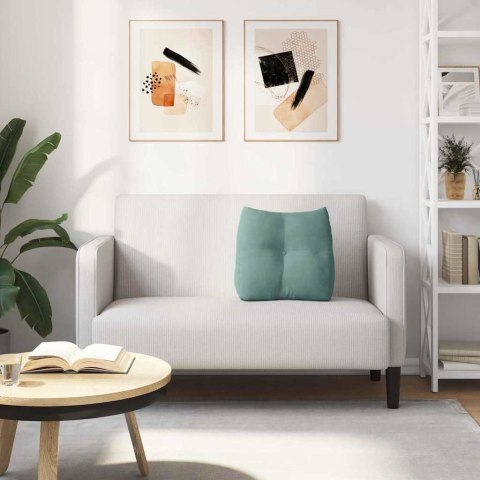 VidaXL Poduszka na plecy Zielony morski 45 x 24 x 50 cm Aksamit