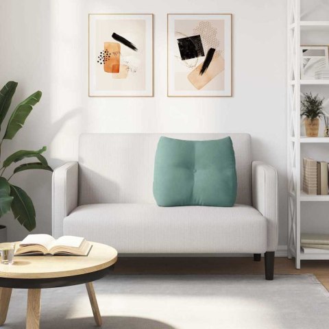 VidaXL Poduszka na plecy Zielony morski 60 x 24 x 50 cm Aksamit