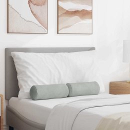 PODUSZKI WAŁKOWE 2 SZT. JASNOSZARY Ø 15X40CM