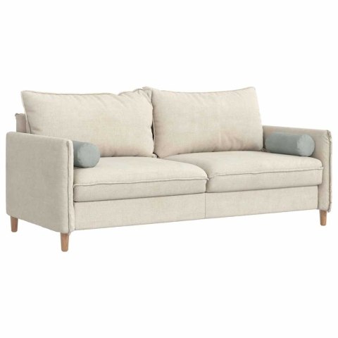 PODUSZKI WAŁKOWE 2 SZT. JASNOSZARY Ø 15X40CM