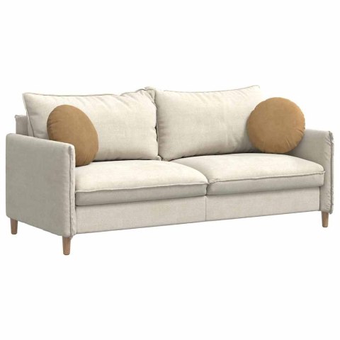 PODUSZKI NA SIEDZISKA 2 SZT. BRĄZOWY Ø 40X13CM AKSAMIT