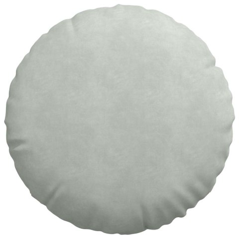 PODUSZKI NA SIEDZISKA 2 SZT. JASNOSZARY Ø 40X13CM AKSAMIT