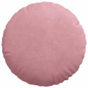 PODUSZKI NA SIEDZISKA 2 SZT. RÓŻOWY Ø 40X13CM AKSAMIT