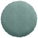 PODUSZKI NA SIEDZISKA 2 SZT. ZIELONY MORSKI Ø 40X13CM AKSAMIT
