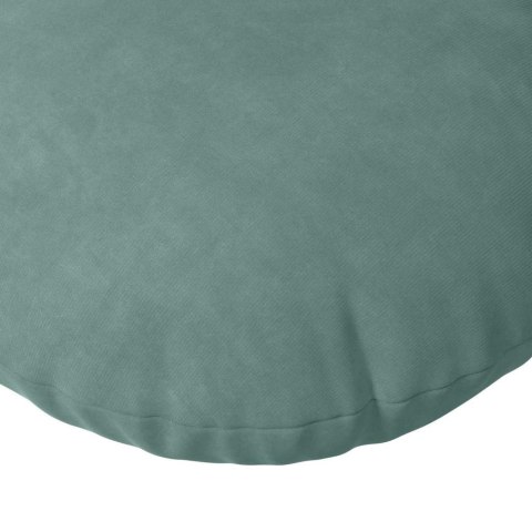 PODUSZKI NA SIEDZISKA 2 SZT. ZIELONY MORSKI Ø 40X13CM AKSAMIT