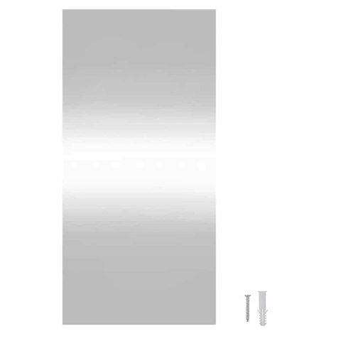 LUSTRO ŚCIENNE Z LED 30X60CM SZKLANE PROSTOKĄTNE