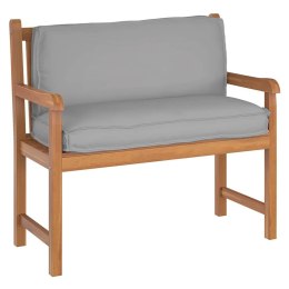 PODUSZKA NA OPARCIE Z PALET Z PODUSZKĄ SZARY 120X40X12CM