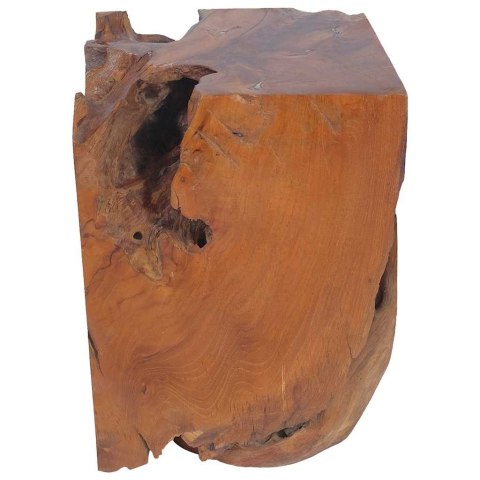 NATURALNY TABORET TEKOWY W STYLU RETRO WYJĄTKOWY DODATEK