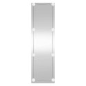 LUSTRO ŚCIENNE Z LED 30X100CM SZKLANE PROSTOKĄTNE