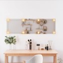 LUSTRO ŚCIENNE Z LED 30X100CM SZKLANE PROSTOKĄTNE
