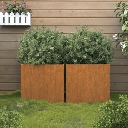 DONICE 2 SZT. CZARNE 42X40X39CM STAL