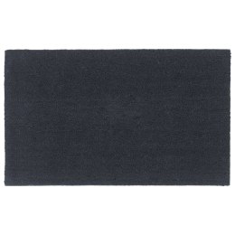 VidaXL Wycieraczka, ciemnoszara, 90x150 cm, włókno kokosowe, tuftowana