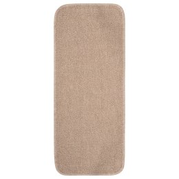 ANTYPOŚLIZGOWE NAKŁADKI NA SCHODY 15 SZT. 60X25CM BEŻOWE