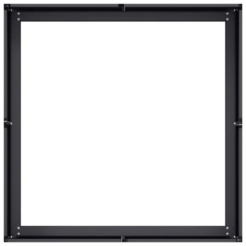 DONICZKA CZARNA 80X80X30CM STALOWA