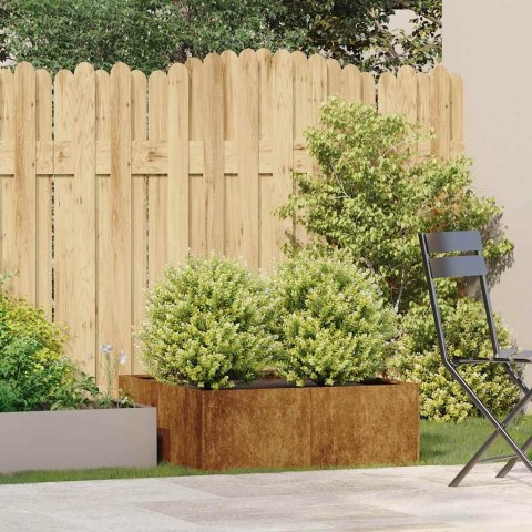 DONICZKA RUSTY 80X80X30CM STAL NIERDZEWNA