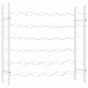 STOJAK NA 36 BUTELEK WINA BIAŁY METALOWY