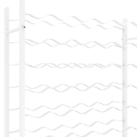 STOJAK NA 36 BUTELEK WINA BIAŁY METALOWY