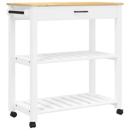 WÓZEK KUCHENNY MONZA 84X40X88,5CM LITE DREWNO SOSNOWE