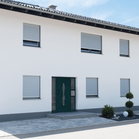 DRZWI WEJŚCIOWE ANTRACYTOWE 108X200CM PVC