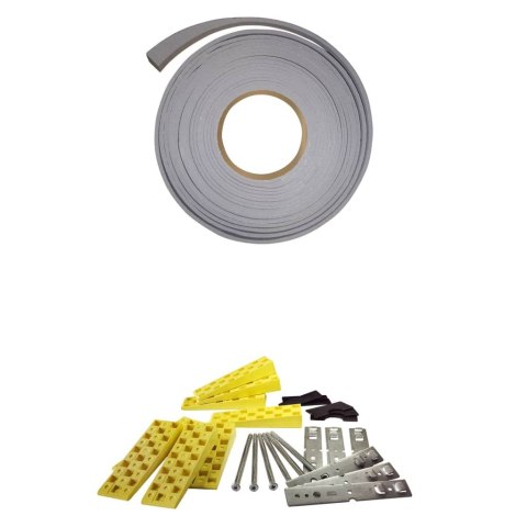 VidaXL Drzwi wejściowe, antracytowe, 110x210 cm, aluminium i PVC