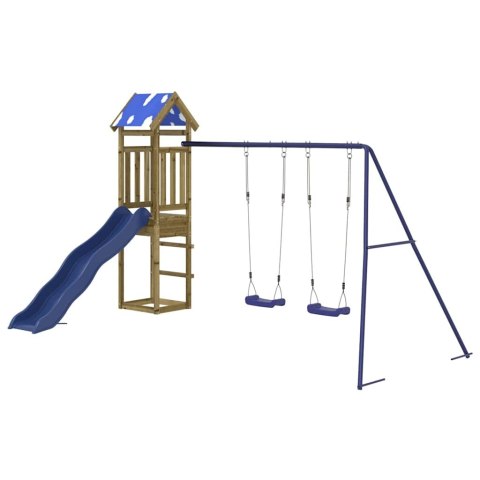 PLAC ZABAW DO OGRODU IMPREGNOWANE DREWNO SOSNOWE