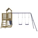 VidaXL Plac zabaw do ogrodu, impregnowane drewno sosnowe