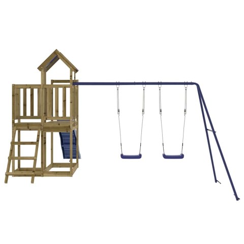 VidaXL Plac zabaw do ogrodu, impregnowane drewno sosnowe