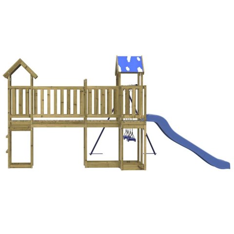 VidaXL Plac zabaw do ogrodu, impregnowane drewno sosnowe