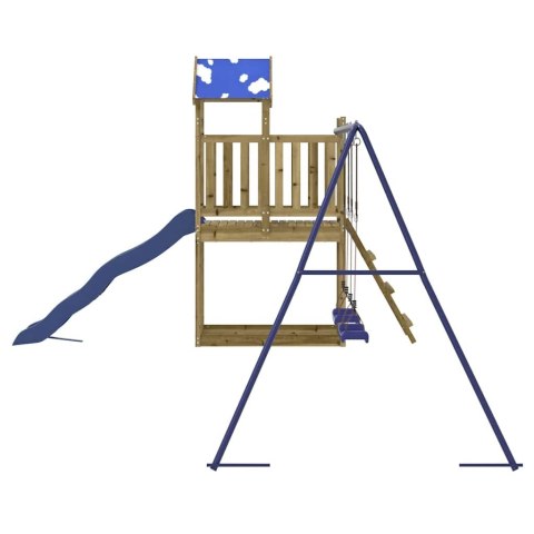 PLAC ZABAW DO OGRODU IMPREGNOWANE DREWNO SOSNOWE