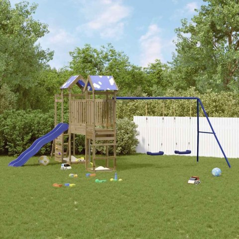 PLAC ZABAW DO OGRODU IMPREGNOWANE DREWNO SOSNOWE