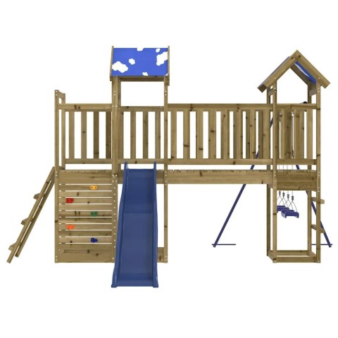 PLAC ZABAW DO OGRODU IMPREGNOWANE DREWNO SOSNOWE