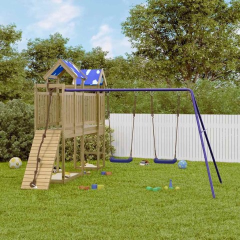 PLAC ZABAW DO OGRODU IMPREGNOWANE DREWNO SOSNOWE