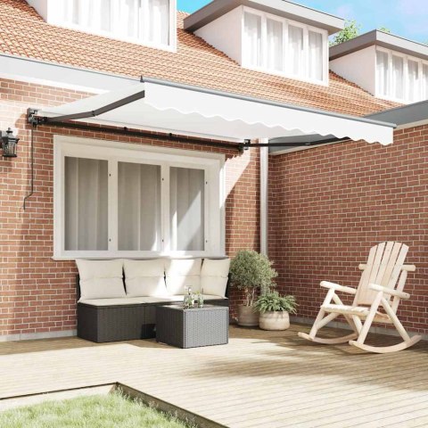 MARKIZA ZWIJANA BIAŁY 350X250CM TKANINA