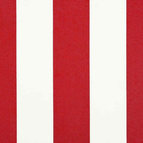 MARKIZA ZWIJANA CZERWONO-BIAŁY PASEK 400X300CM TKANINA