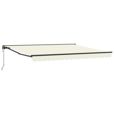 MARKIZA ZWIJANA KREMOWY 400X300CM TKANINA