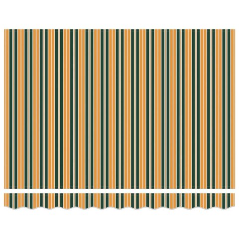 MARKIZA ZWIJANA ZIELONY I ŻÓŁTY 300X250 CM TKANINA