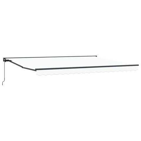 MARKIZA ZWIJANA BIAŁY 450X300CM TKANINA