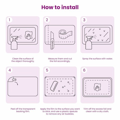 STATIC FILM DO OKIEN CZARNY 45X500CM PVC