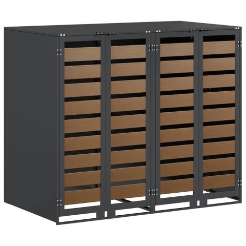 PRZECHOWALNIA NA 3 KOSZE NA ODPADY ANTRACYT