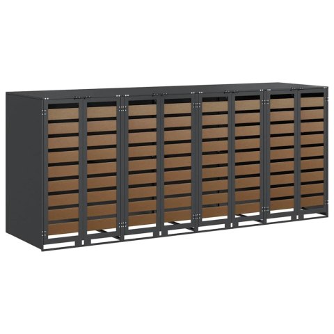 PRZECHOWALNIA NA 3 KOSZE NA ODPADY ANTRACYT