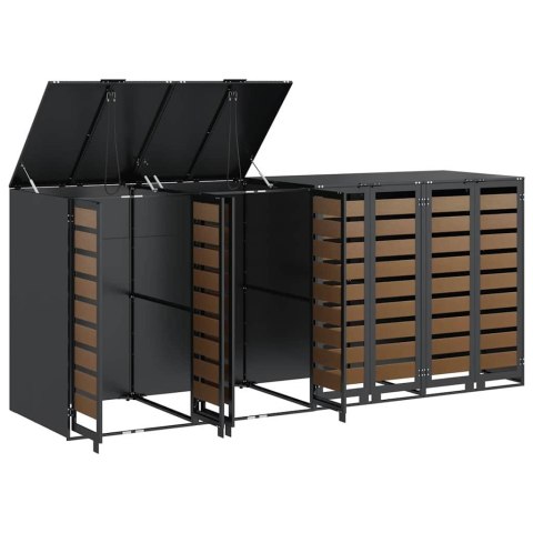 PRZECHOWALNIA NA 3 KOSZE NA ODPADY ANTRACYT