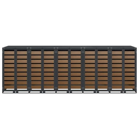 PRZECHOWALNIA NA 3 KOSZE NA ODPADY ANTRACYT